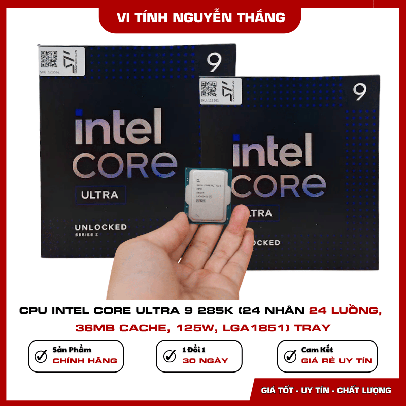 CPU Intel Core Ultra 9 285K socket LGA1851 DDR5