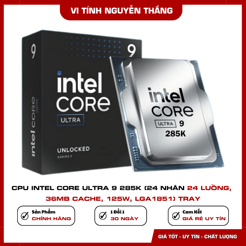 CPU Intel Core Ultra 9 285K Tray 125W
