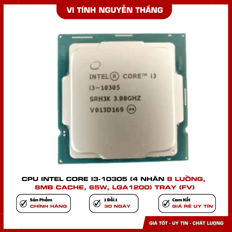CPU Intel Core i3-10305 TDP 65W
