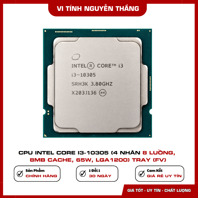 CPU Intel Core i3-10305 socket LGA1200