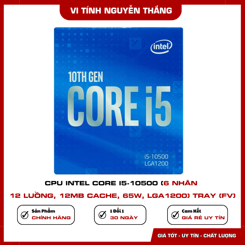 CPU Intel Core i5-10500 socket LGA1200 TDP 65W