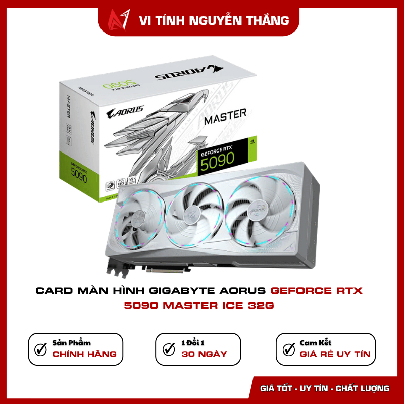 Card Màn Hình Gigabyte AORUS GeForce RTX 5090 MASTER ICE 32G