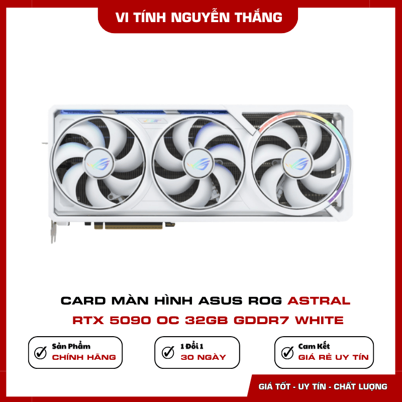 Cổng kết nối ASUS ROG Astral RTX 5090 OC 32GB White