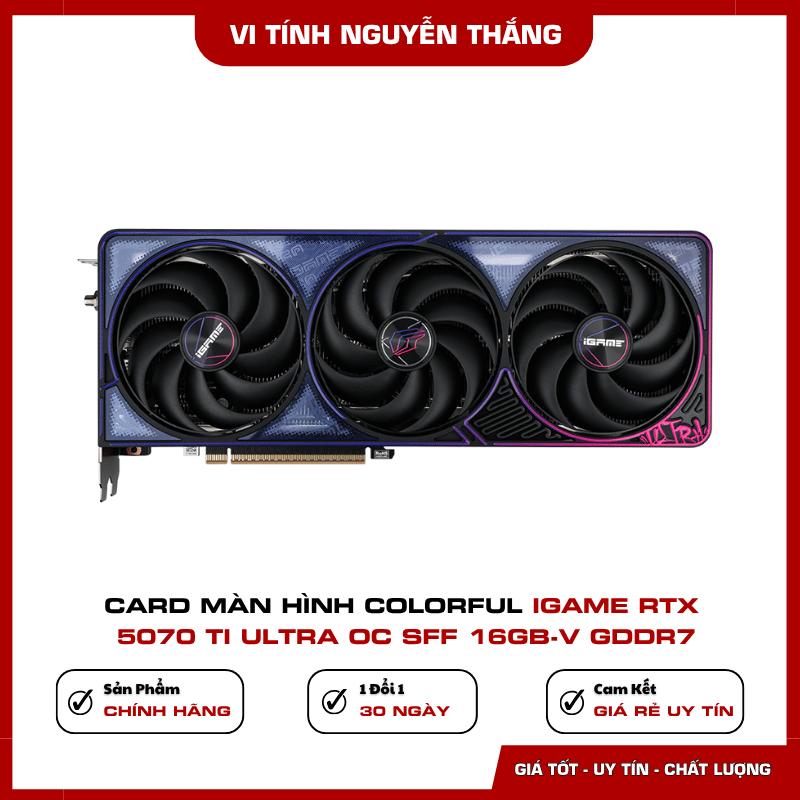 Cổng kết nối Colorful RTX 5070 Ti Ultra OC SFF 16GB-V
