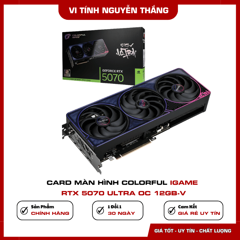 Card màn hình Colorful iGame RTX 5070 ULTRA OC 12GB-V