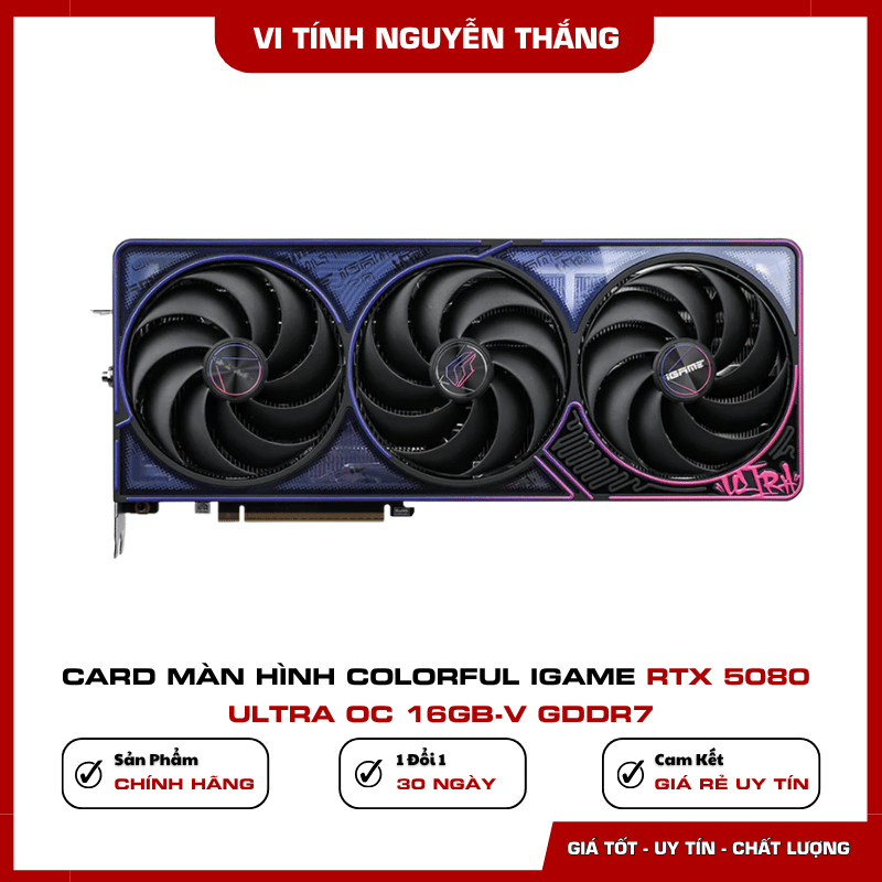 One-Key OC Colorful iGame RTX 5080 Ultra OC 16GB-V
