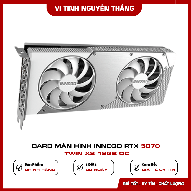 Cổng kết nối Inno3D RTX 5070 Twin X2 OC DisplayPort HDMI