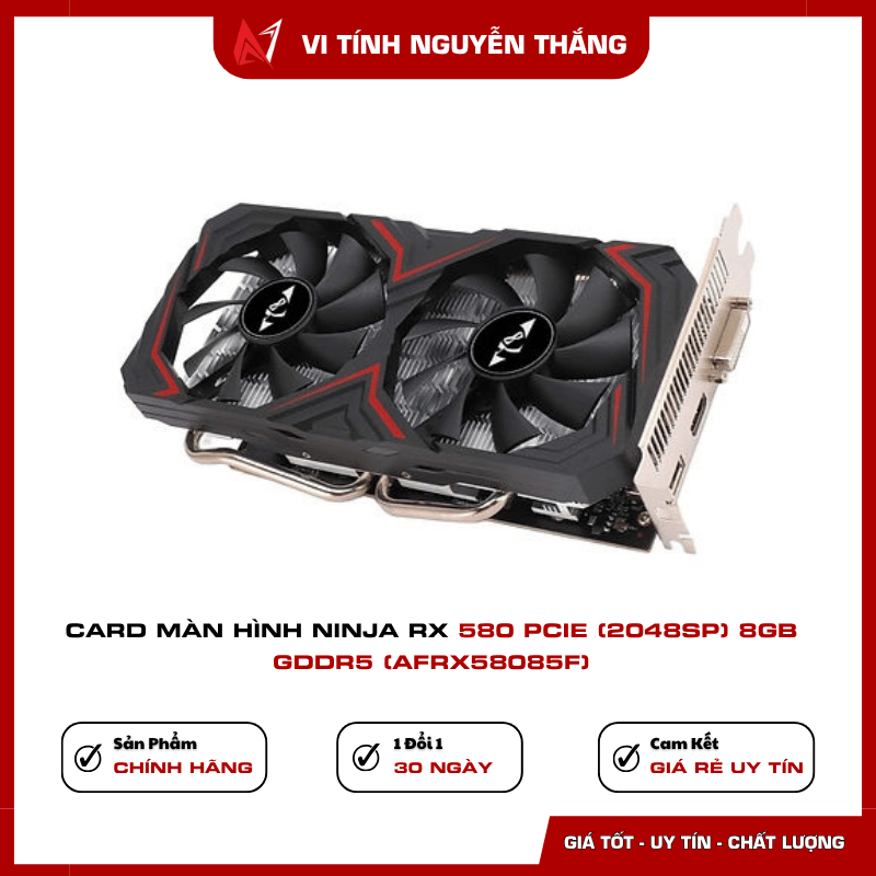 VGA NINJA RX 580 8GB GDDR5 256 bit