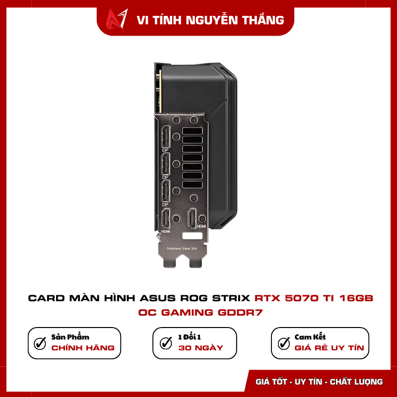 Build PC gaming với ASUS ROG Strix RTX 5070 Ti 16GB OC