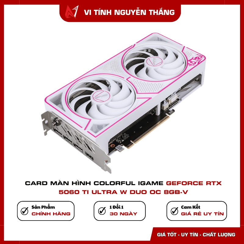 VGA Colorful RTX 5060 Ti Ultra W DUO OC 8GB GDDR7