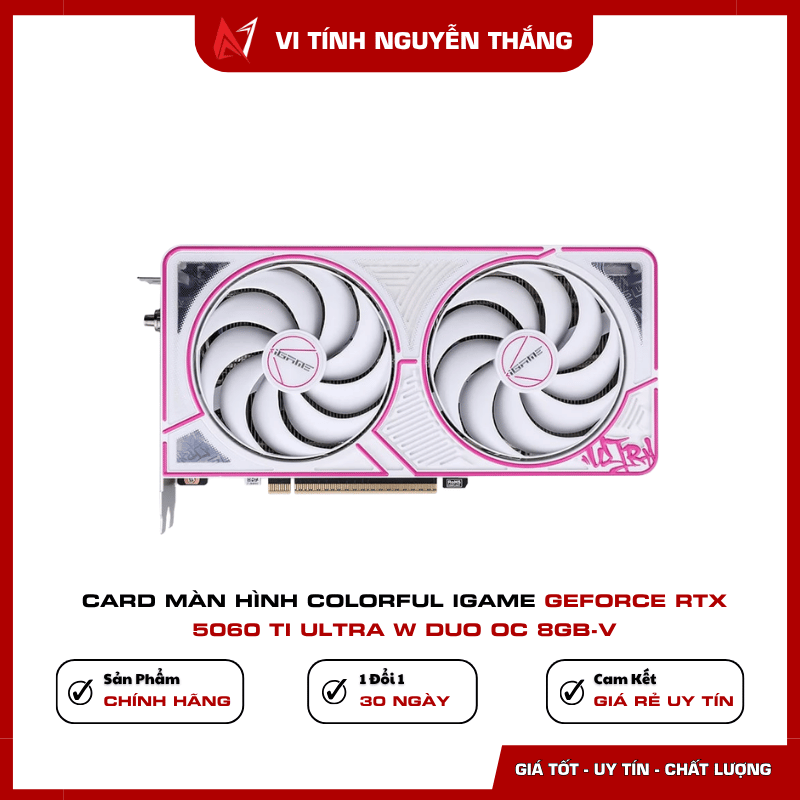 Colorful iGame RTX 5060 Ti Ultra W DUO OC hỗ trợ One-Key OC