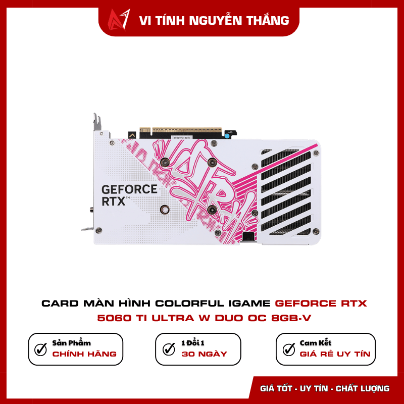 Cổng kết nối Colorful iGame GeForce RTX 5060 Ti Ultra W DUO OC 8GB-V
