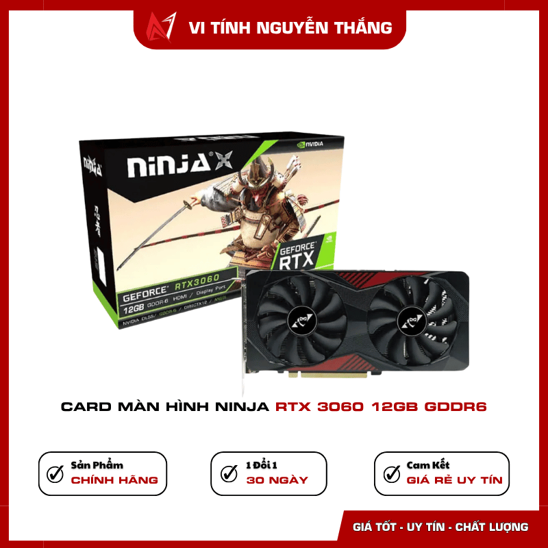 Card màn hình NINJA RTX 3060 12GB GDDR6