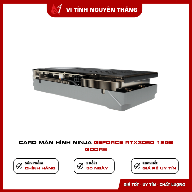 Card đồ họa NINJA RTX 3060 hỗ trợ Ray Tracing DLSS