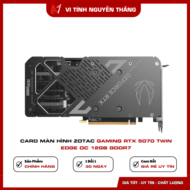 ZOTAC RTX 5070 Twin Edge OC bộ nhớ 12GB GDDR7
