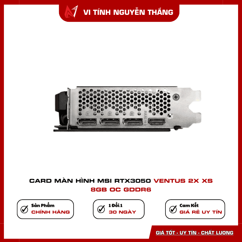 Card màn hình MSI RTX 3050 Ventus 2X XS 8GB OC GDDR6