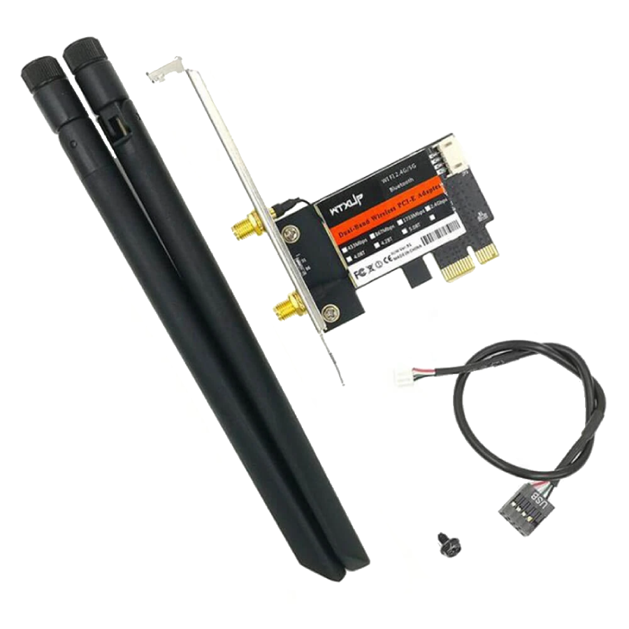 Card WiFi 5G Intel 7260AC WTXUP PCIe Bluetooth 4.0