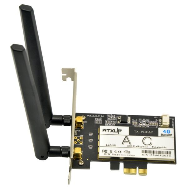 Card WiFi 5G Intel 7260AC WTXUP PCIe Bluetooth 4.0