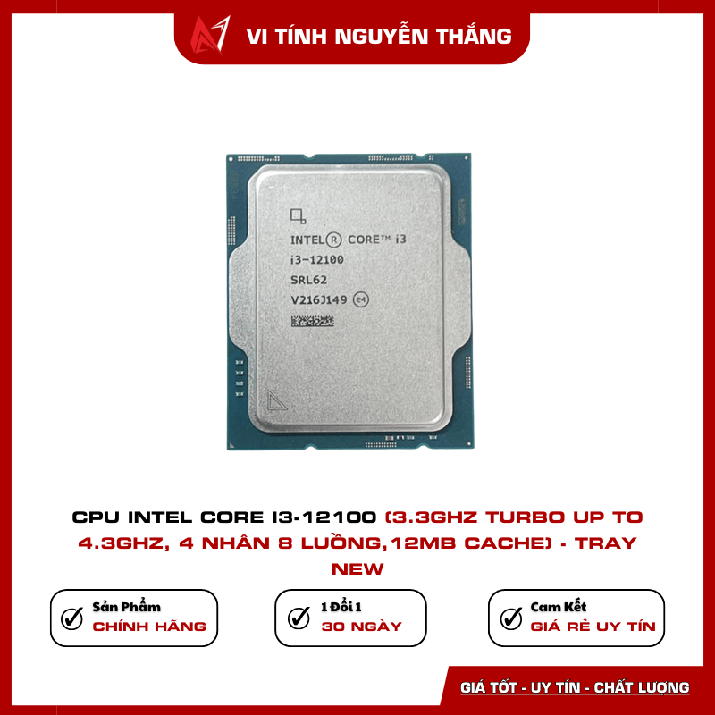 CPU Intel Core i3-12100 iGPU UHD 730