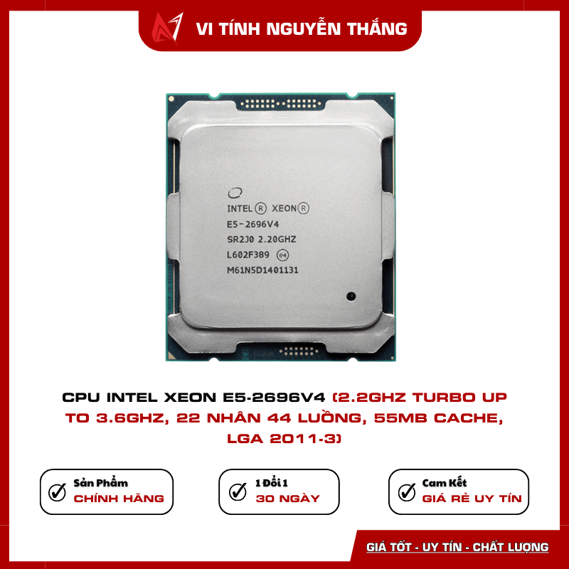 CPU Xeon E5-2696V4 Cache 55MB