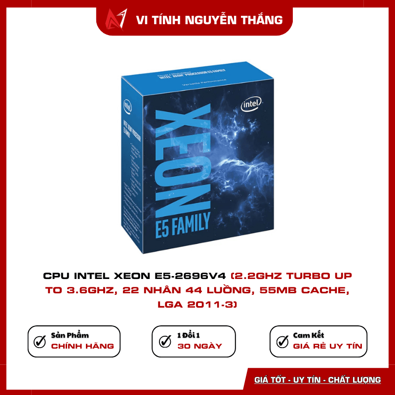 CPU Intel Xeon E5-2696V4 Workstation Server