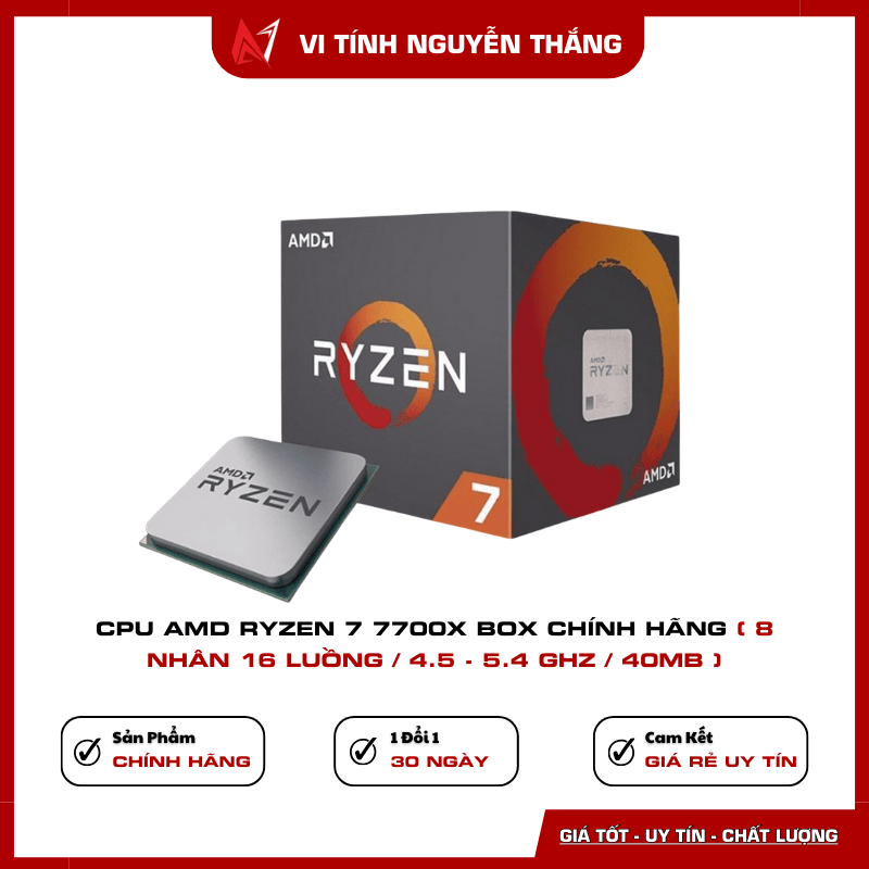 CPU AMD Ryzen 7 7700X Zen 4