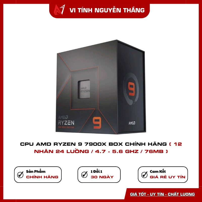 CPU AMD Ryzen 9 7900X socket AM5