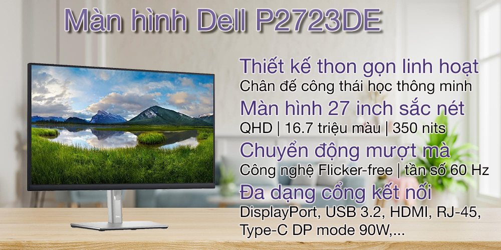 Màn hình Dell P2723DE 1