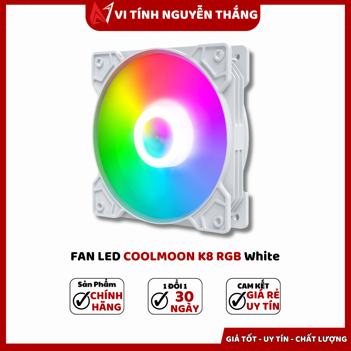 FAN LED COOLMOON K8