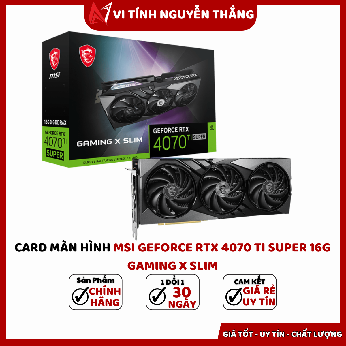 CARD MSI RTX 4070 TI SUPER 16GB