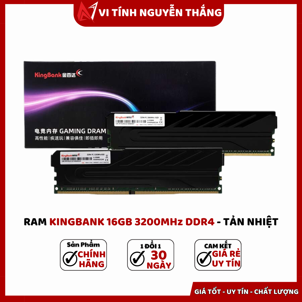 ram kingbank 16gb ddr4 