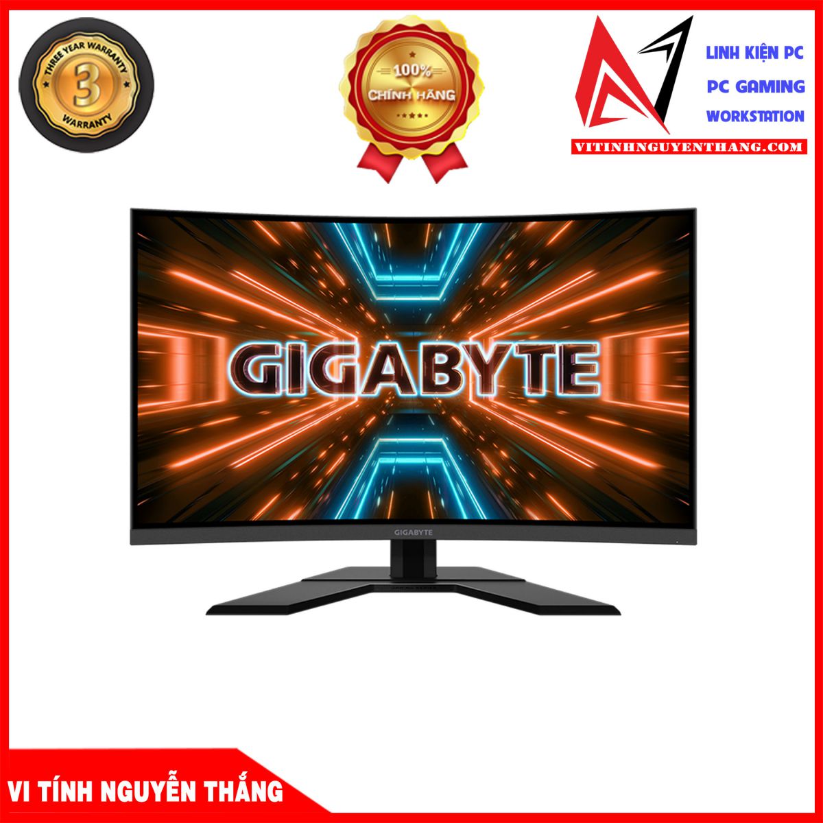 GAERVN - Màn hình cong GIGABYTE M32QC 32“ VA 2K 170Hz chuyên game