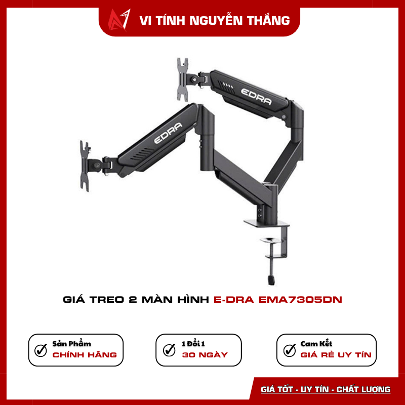 Giá đỡ màn hình E-dra EMA7305DN dùng piston khí linh hoạt