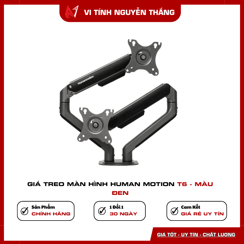 Giá treo màn hình Human Motion T6 màu đen