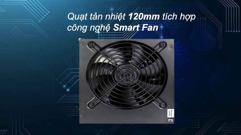 Nguồn máy tính Jetek Rhino RM850 - 850W - 2 Dây CPU - 80plus Gold | Quạt tản 120mm