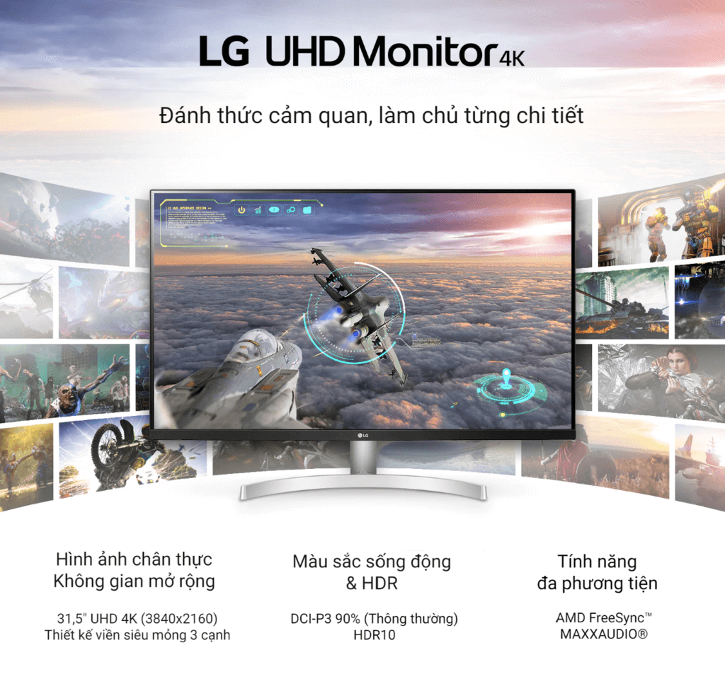 Màn hình LG 32UN500-W 4k