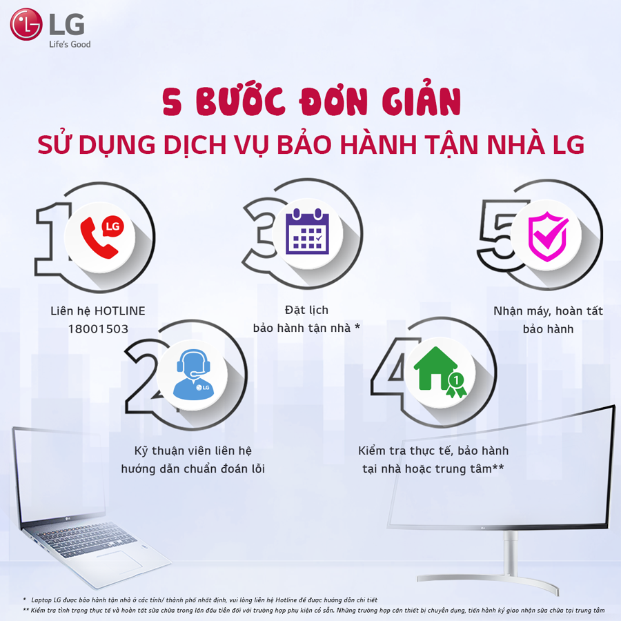 Màn hình LG 32UN500-W bảo hành tại nhà