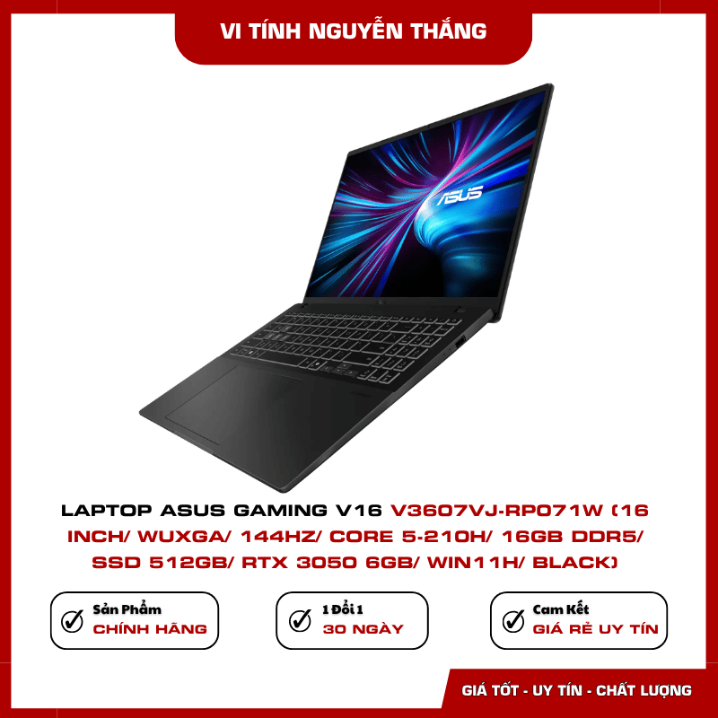 Màn hình ASUS Gaming V16 16 inch WUXGA 144Hz
