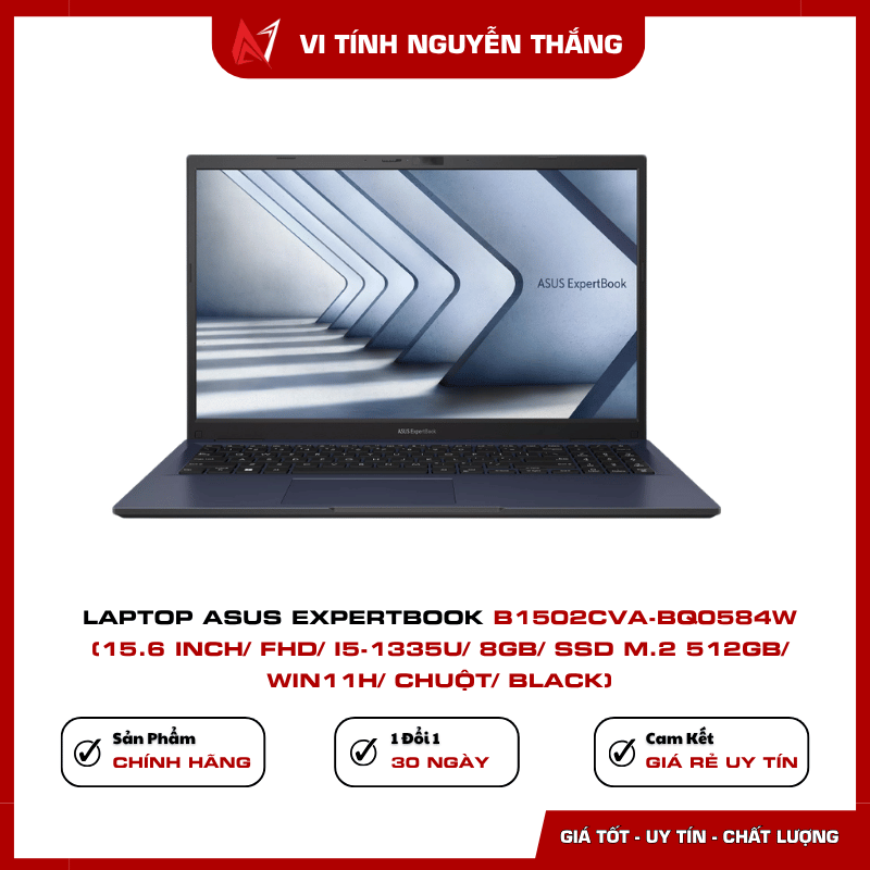 ASUS ExpertBook B1502CVA-BQ0584W màn hình 15.6 inch FHD