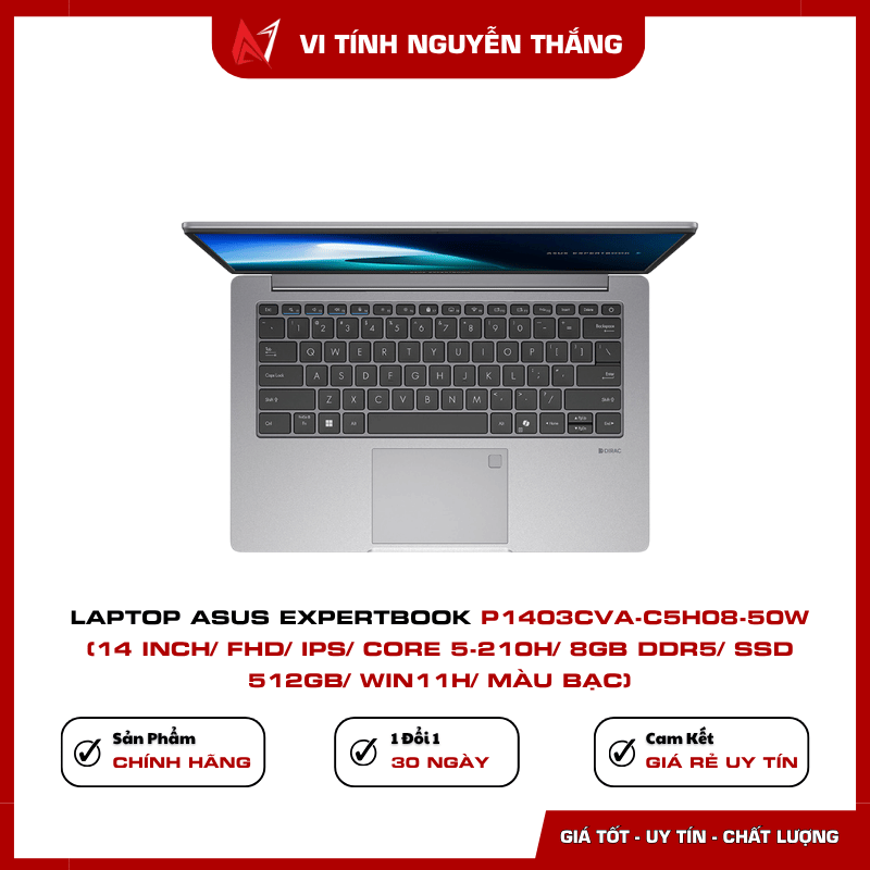 ASUS ExpertBook P1403CVA màn hình 14 inch FHD IPS