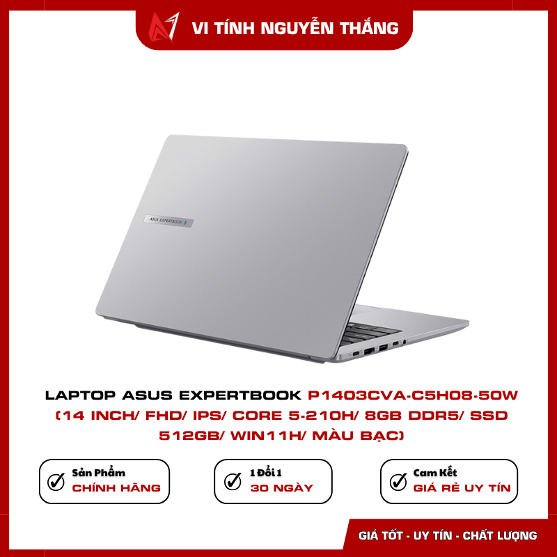 Laptop ASUS ExpertBook P1403CVA RAM DDR5 SSD 512GB
