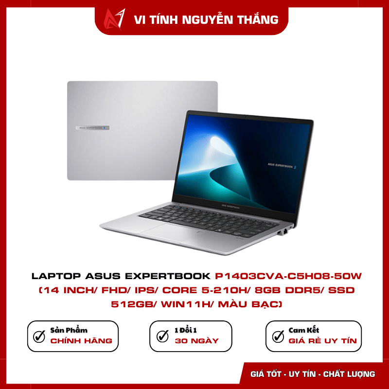 Laptop ASUS ExpertBook P1403CVA-C5H08-50W Core 5 210H
