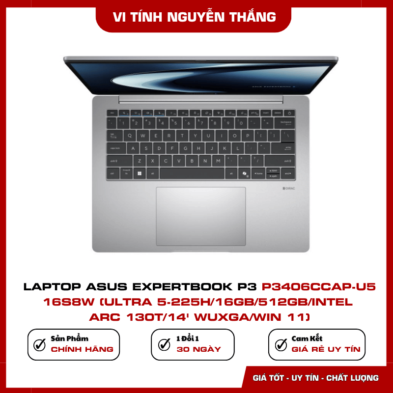 Cổng kết nối ASUS ExpertBook P3 P3406CCAP-U516S8W