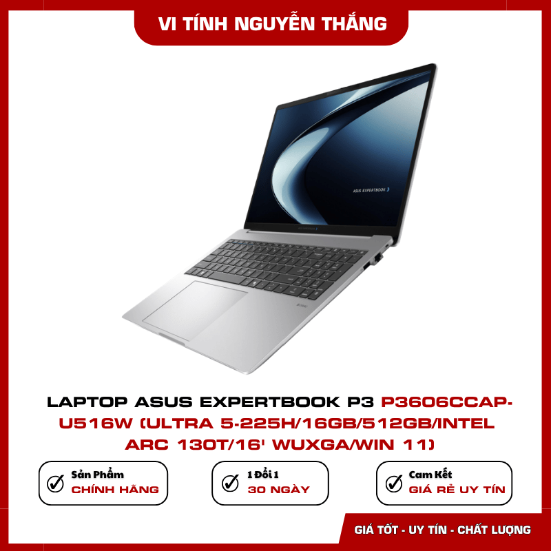 Laptop doanh nghiệp ASUS ExpertBook P3 P3406CCAP-U516S8W