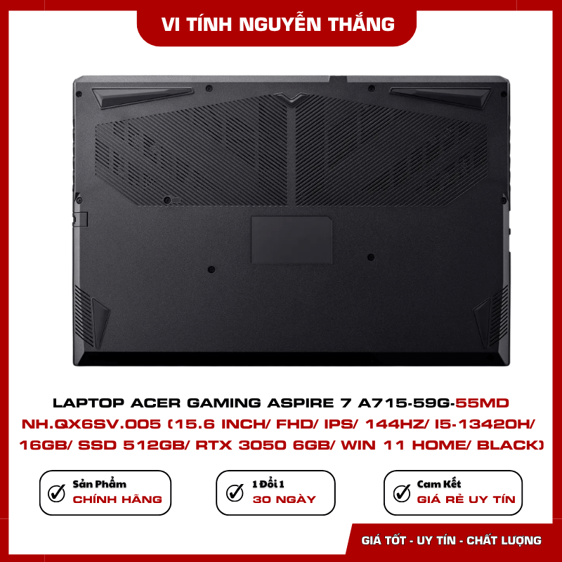 RAM 16GB SSD 512GB Acer Aspire 7 A715-59G-55MD