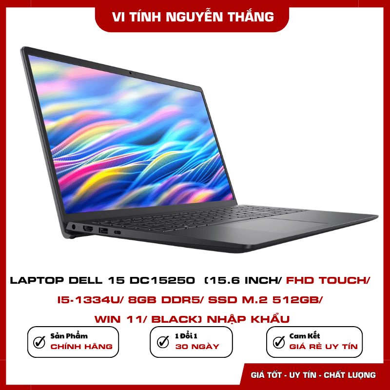 Laptop Dell 15 DC15250 Windows 11 nhập khẩu