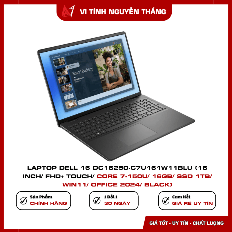 Laptop Dell 16 inch FHD Plus Touch
