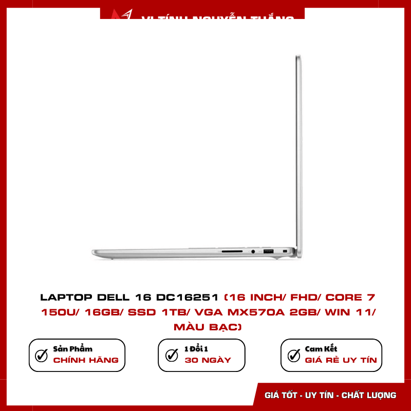 Màn hình Laptop Dell 16 DC16251 16 inch FHD Plus