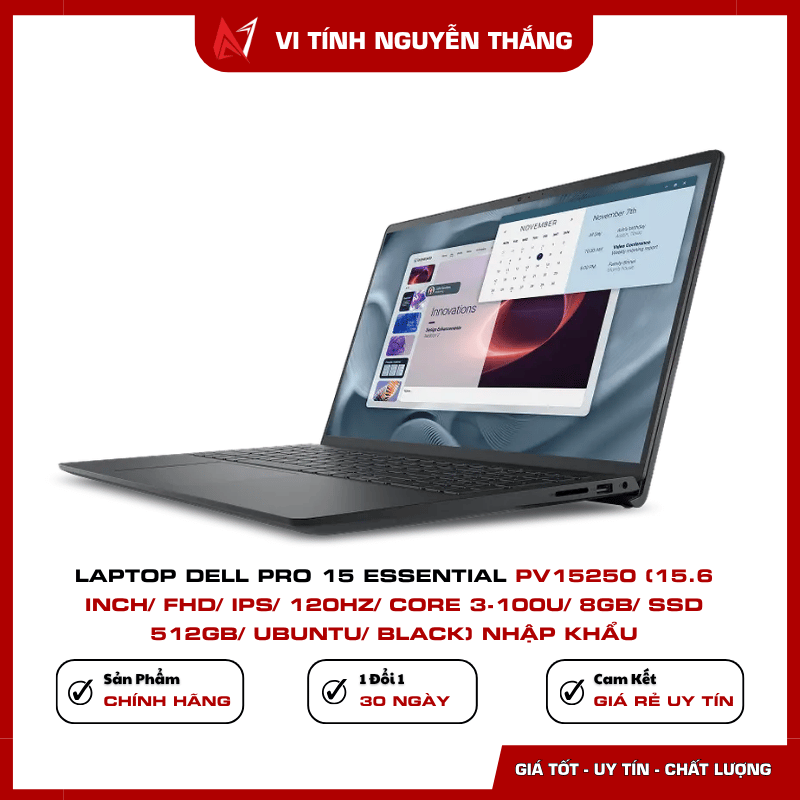 Dell Pro 15 Essential PV15250 màn hình 15.6 inch FHD 120Hz