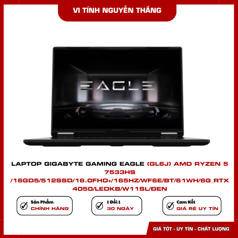 Card đồ họa RTX 4050 6GB trên laptop GIGABYTE EAGLE GL6J